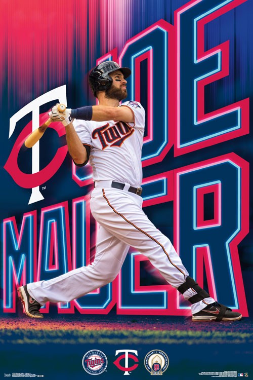 Minnesota Twins - Joe Mauer Wall Poster – Upward Spiral Sports