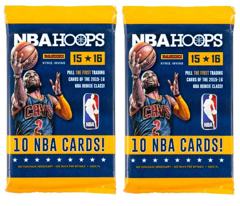 2015-16 Panini Hoops Basketball Pack-New Sealed-10 Cards Per Pack-2 Packs