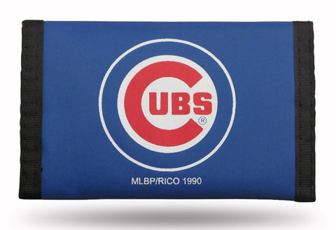 Chicago Cubs - Wallet Nylon Trifold Blue