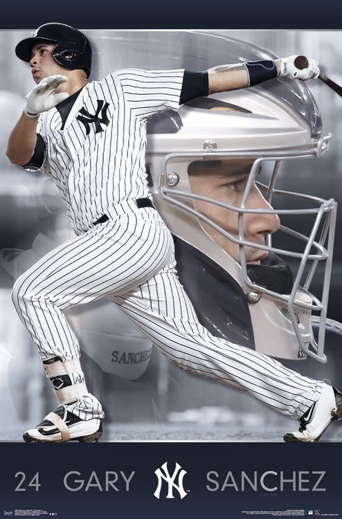 Gary Sanchez  Ny yankees poster, Sports graphic design, Sports design ideas