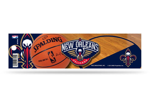 New Orleans Pelicans - Sticker - Bumper - 11 x 3 Inches NBA - Licensed New