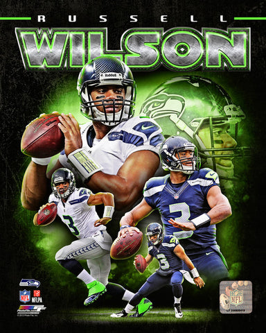 Russell Wilson - Photo 8 x 10 Glossy Portrait NFL Licensed New Seahawks