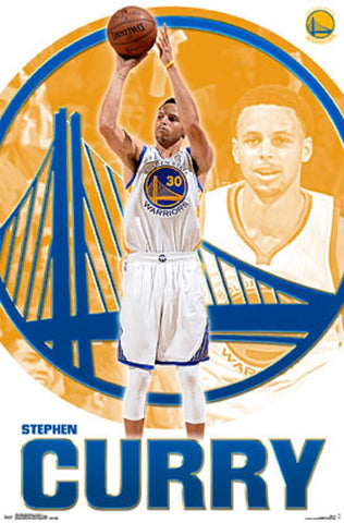 Stephen Curry - Poster - Warriors - Gate NBA - Rolled Official