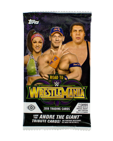 1 Pack - 2018 Topps WWE Road To Wrestlemania