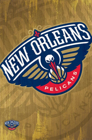 New Orleans Pelicans - Logo Wall Poster