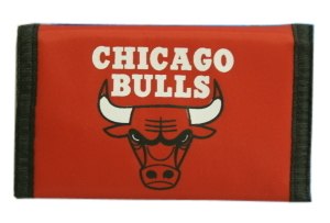 Chicago Bulls - Wallet Nylon Trifold Red