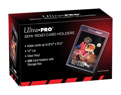 Ultra Pro - Semi-Rigid Card Holders (200 Per Box)