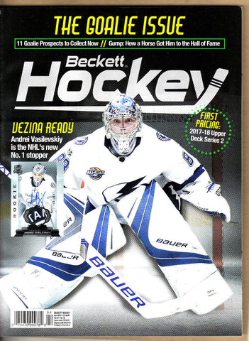 Beckett Hockey Price Guide-April 2018-Vasilevskiy Cover-308-Paperback-V 30-4