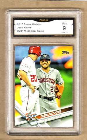 Jose Altuve - 2017 Topps Update All-Star Game Card-Graded-#175-Astros-9/10 Mint