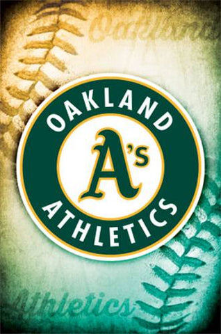 Poster - Oakland A's Logo - Rolled Official MLB Licensed